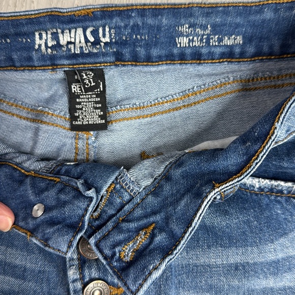 Rewash, front button jeans size 13/31 distressed - Picture 3 of 8
